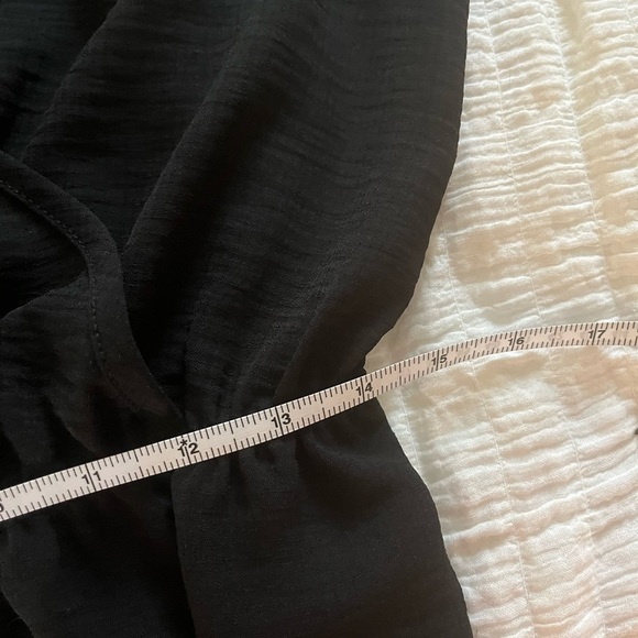 Honeyme Black V Neck Wide Leg Jumpsuit, size Small - Picture 2 of 8